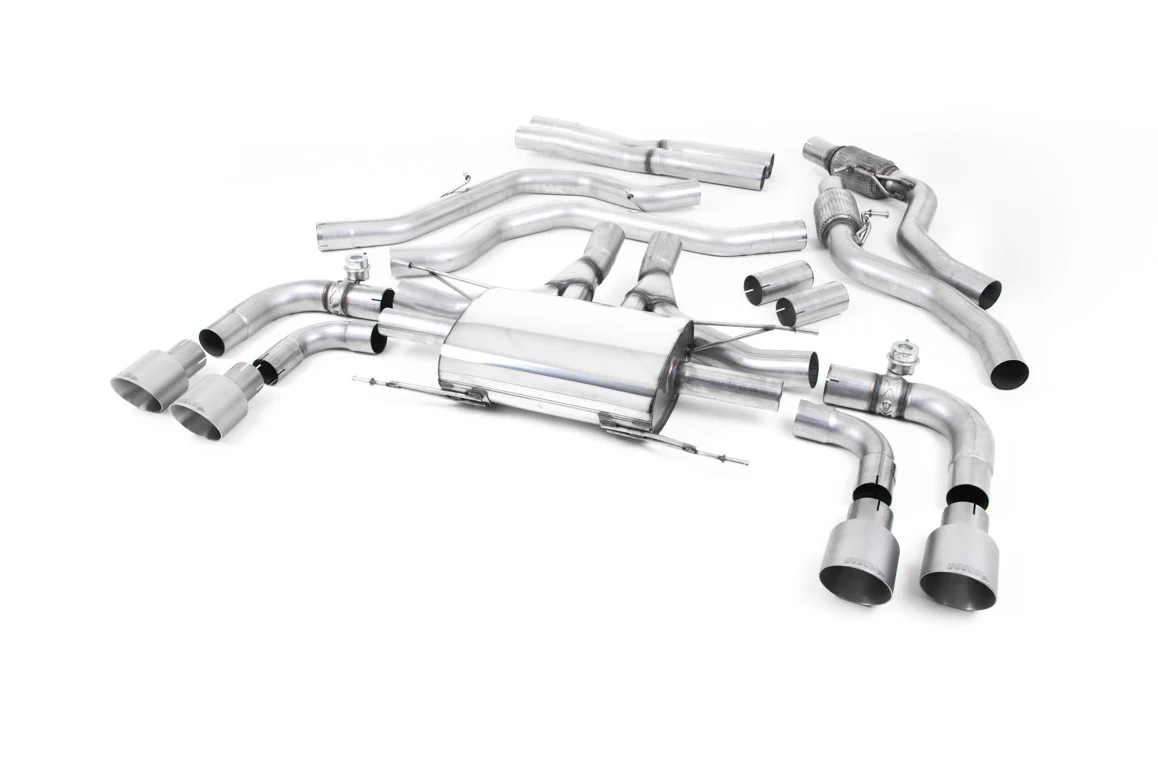 Milltek – Cat-back Uitlaatsysteem – Alfa Romeo Giulia Quadrifoglio 2.9 V6 Bi-Turbo (Non-OPF) - Image 4